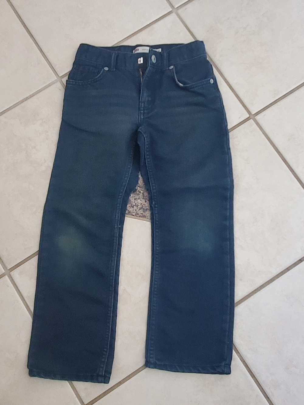Levi's Boys Indigo Straight Jeans